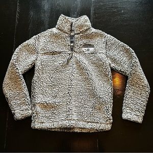 Boxercroft XS Gray Sherpa Fleece Soft Boyne Mountain Michigan Travel Ski Wear
